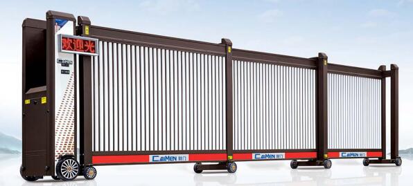 恭賀塘廈水霖學(xué)校大門口安裝上財門電動門